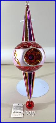 VTG Christopher Radko 15th Anniversary Majestic Reflectors 13.5 Charity DS51