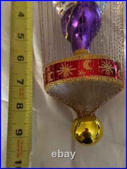 VTG Christopher Radko GILDED CAGE Wired Peacock Ornament 93-406-2 NWT