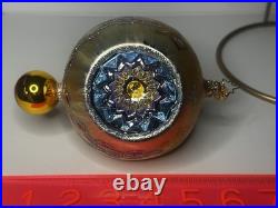 VTG Christopher Radko ICE BALL BEAUTY Reflector Drop Ornament 02-0440-0 Rare