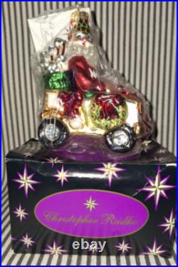 VTG RADKO withBOX & TAGS Kringle Bells SANTA FACE 2000 CHRISTMAS ORNAMENT 00-116-0