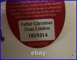 Very Rare Christopher Radko Father Christmas Does London- NWT