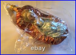 Vintage 1996 Christopher Radko Holy Family Handblown Glass Ornament Set #7751/
