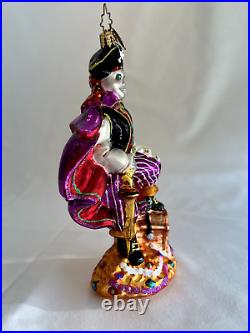 Vintage 2004 Christopher Radko HELL OF A GUY Halloween Pirate Glass Ornament HTF