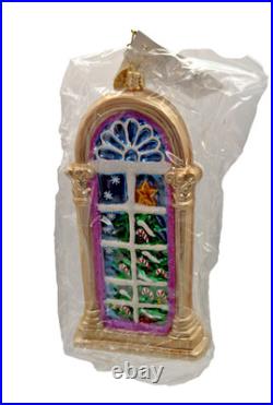 Vintage Christopher Radko 10 Downing St 6.5 Ornament 2002 MINT With Box Tag Rare