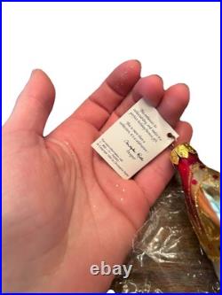 Vintage Christopher Radko 1995 THE BISHOP Christmas Ornament Red Robe 11 NWT