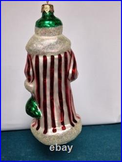 Vintage Christopher Radko 7 Russian Santa Ornament Lot (5) Coral Maple S Peters