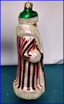 Vintage Christopher Radko 7 Russian Santa Ornament Lot (5) Coral Maple S Peters