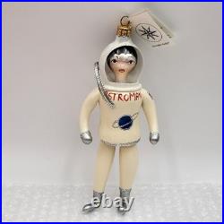 Vintage Christopher Radko Astro Man #96035 Italian Blown Glass Ornament