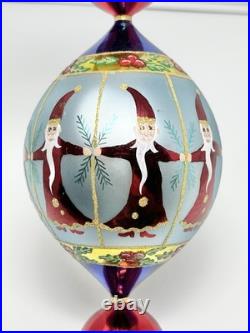 Vintage Christopher Radko Circle Of Santas 15th Anniversary Ornament Marks Seen