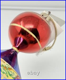Vintage Christopher Radko Circle Of Santas 15th Anniversary Ornament Marks Seen