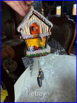 Vintage Christopher Radko Coo Coo for Christmas ornament