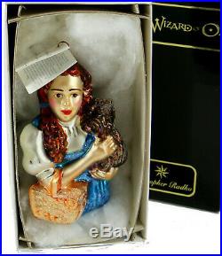 Vintage Christopher Radko DOROTHY & TOTO Ornament Wizard of Oz LE 97-WB-18 NIB