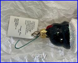 Vintage Christopher Radko Disney Snow White 7 Dwarf Christmas Ornanment 1997 NIB
