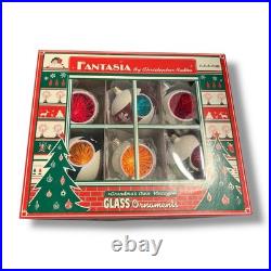 Vintage Christopher Radko Fantasia Frosty Splendor Ornament Box Set