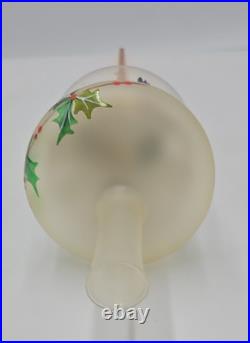 Vintage Christopher Radko Finial Nativity Christmas Blown Glass Tree Topper