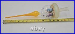 Vintage Christopher Radko Finial Nativity Christmas Blown Glass Tree Topper Vintage Christopher Radko Finial Nativity Christmas Blown Glass Tree Topper