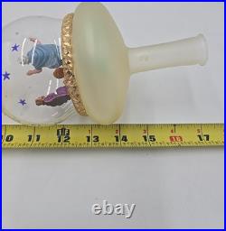 Vintage Christopher Radko Finial Nativity Christmas Blown Glass Tree Topper