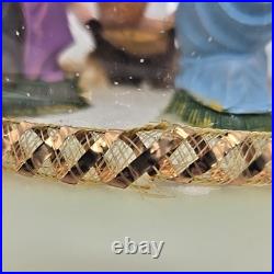 Vintage Christopher Radko Finial Nativity Christmas Blown Glass Tree Topper