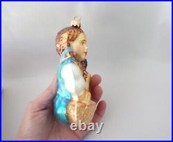 Vintage Christopher Radko Glass Ornament with BOX Wizard of Oz DOROTHY & TOTO