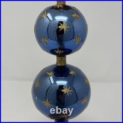 Vintage Christopher Radko Heaven Tree Blown Glass Finial Tree Topper 16