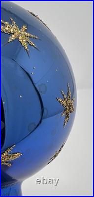 Vintage Christopher Radko Heaven Tree Blown Glass Finial Tree Topper 16