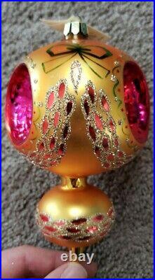 Vintage Christopher Radko Midas Touch 86-049 Christmas Ornament