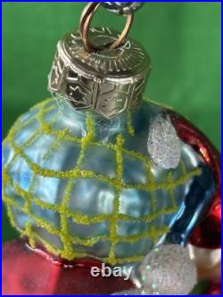 Vintage Christopher Radko Ornament Big Nick Large Santa with Bag of Toys 9