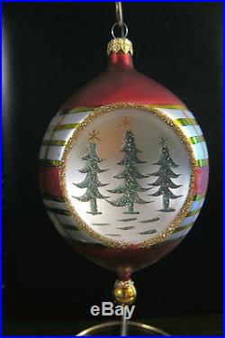 Vintage Christopher Radko Scotch Pine Christmas Ornament With Indent, Very Rare