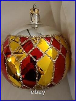 Vintage Radko Gothic Window 89-029-0 Ball Ornament 1989