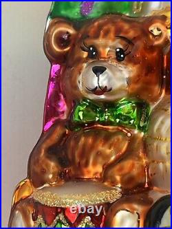 Vintage Toy Chest Christopher Radko Glass Christmas Ornament Limited Ed 101103