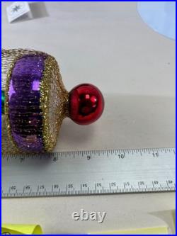 Vtg 1993 Christopher Radko Guilded Cage 9.5 Ornament 93-406-1 Ds51