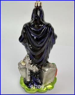 Vtg 2002 Radko Ornament Grave Ghoul 6 Grim Reaper Halloween 02-0005-0 Vtg 2002 Radko Ornament Grave Ghoul 6 Grim Reaper Halloween 02-0005-0