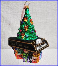 Vtg. Christopher Radko 2018 Treetop Concerto Ornament withtags Signed Mario EC