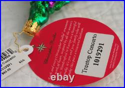 Vtg. Christopher Radko 2018 Treetop Concerto Ornament withtags Signed Mario EC