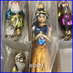 Vtg Christopher Radko Rare 1995 And Snowy Make 8 Ornament, 7 Dwarves Snow White Vtg Christopher Radko Rare 1995 And Snowy Make 8 Ornament, 7 Dwarves Snow White