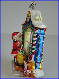 WORKSHOP WONDER Christopher Radko Mouth Blown Glass Christmas Ornament Vintage