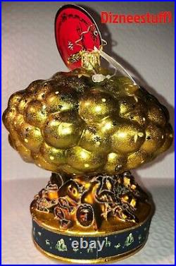 Walt Disney 50th Anniversary Animal Kingdom Tree Of Life Radko Glass Ornament