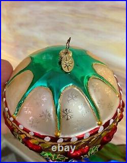 Wow! Radko GRAND GIFT AIR LIFT Christmas Ornament Balloon 16 1010433 Ltd Ed