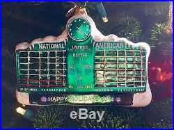 Wrigley Field Cubs Holiday Time 2014 Limited Edition Christopher Radko Ornament